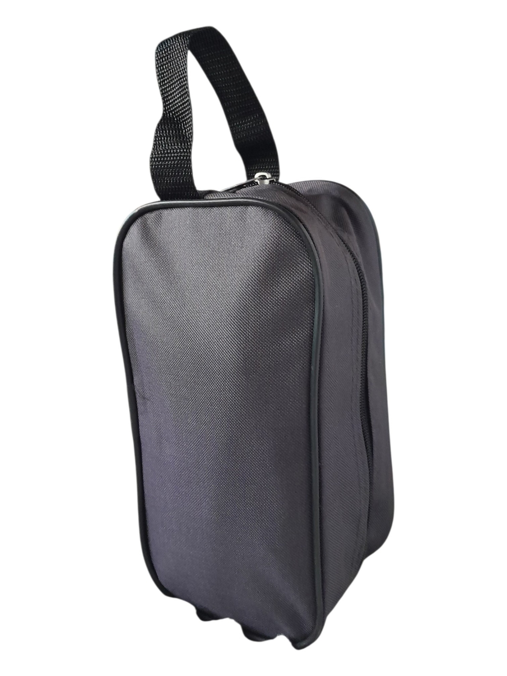 Bob Mackie Black Travel Toiletry Bag Cosmetic Pouch with Carry Handle